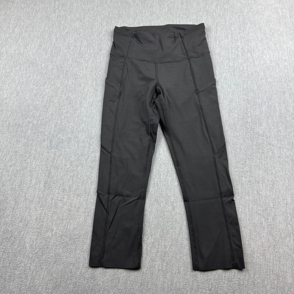 Lululemon Leggings Womens 4 Black Fast Free High-Rise Crop II 19" Non-Reflective